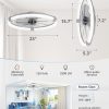 71pNmcWv2KL._AC_SL1500_.jpg Ceiling Fans with Lights 23 Inch Low Profile Fandelier with Remote Grey | 6 Speeds, Reversible, Dimmable Flush Mount Fan Light, Modern Ceiling Fan with Lights for Bedroom Bladeless