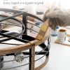 71sdqn5SkGL._AC_SL1500_.jpg windphoto 20" Caged Ceiling Fan with Light and Remote, Low Profile Flush Mount Fandelier for Bedroom,Kitchen,Indoor,Black and Gold