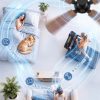 71vdrsFM41L._AC_SL1500_.jpg windphoto 42 Inch Flush Mount Ceiling Fans with Lights, Remote & APP Control | Bright Light, 3CCT, Dimmable, Memory Function, Timer, Reversible Blade, Quiet DC Motor, Damp-Rated, Bedroom, Covered Patio