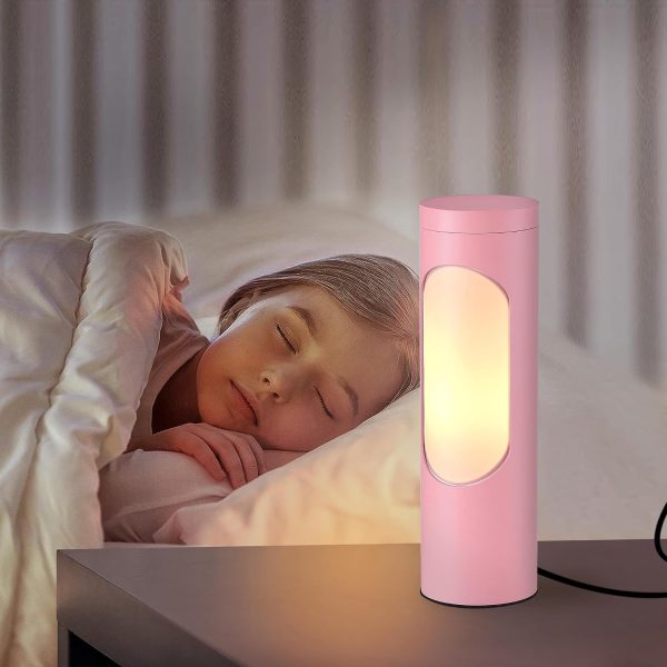 71wuuXDiZYL._AC_SL1500_.jpg windphoto Pink Kosher Shabbos Table Lamp, T10 Bulb Included | Shabbat Light, Nightlight Function, 400LM Brightness, 4W Eqv 40W, Warm Light, Living Room, Bedroom, Home Decor