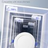 71y5UmJV2kL._AC_SL1500_.jpg windphoto 4 Inch 5CCT Led Recessed Ceiling Light with Junction Box, 24 Pack | 2500K-5000K Recessed Light Fixtures, 1100LM High Brightness, Dimmable Downlight, 12W Eqv 110W, IC Rated, ETL