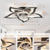 71ykgjU9lwL._AC_SL1500_.jpg windphoto Flower Fandalier Ceiling Fan with Light, Modern Low Profile Small | 27 Inch Flush Mount, 3000-6000K Dimmable LED, Remote&App Control, Quiet DC Motor, for Bedroom, Living Room, Indoor, White