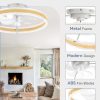 71zLWc-al4L._AC_SL1500_.jpg windphoto Ceiling Fans with Lights and Remote, 20'' Low Profile Ceiling Fan with Light, 3000-6000K Dimmable Fandelier Ceiling Fans, Modern Flush Mount Fan Light for Bedroom with 6 Wind Speeds-Wood Grain | 3000-6000K Dimmable LED, 6 Wind Speeds, Quiet Reversible DC Motor, Small Flush Mount Fandelier for Bedroom, Living Room