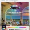 81-I64pcmcL._AC_SL1500_.jpg windphoto 24 Outdoor RGB Ceiling Fans with Light, IP65 Waterproof Gazebo Fan | Outdoor Fan with Hanging Hook, App Control, 3CCT Dimming & RGB Color, Caged Plug in Ceiling Fan for Patio, Porch, Pergola