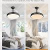 81-tDZ9zSoL._AC_SL1500_.jpg windphoto Retractable Ceiling Fan with Lights and Remote & APP Control, 42 Inch Fandelier Ceiling Fan with Light, 6 Speed Dimmable Reversible Memory, Modern Silent Smart Fan for Bedroom Living Room