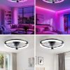 811N4nZ1brL._AC_SL1500_.jpg windphoto Ceiling Fan with Light,20inch Low Profile Fandelier with Remote RGB | RGB,6 Speeds, Reversible DC Motor, Dimmable Flush Mount Fan Light, Modern fans for Bedroom