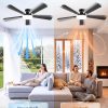 812JPbtjWTL._AC_SL1500_.jpg windphoto 60 Inch Flush Mount Ceiling Fans with Lights, Remote & APP Control | 3CCT,Stepless Dimmable,Memory Function,Timer,6-speed,Reversible Blade, Quiet DC Motor, Damp-Rated, Living Room, Covered Patio