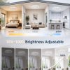 windphoto 26" Low Profile Ceiling Fans with Lights, Remote/APP Control, White | Wider Airflow, Stepless Dimmable LED, Quiet Reversible DC Motor, 6 Speeds, 3CCT, Timer, Bedroom, Living Room, Kitchen