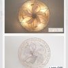 815Kerm4iFL._AC_SL1500_.jpg windphoto 23" Caged Ceiling Fan with Light, Flush Mount Fandalier with Remote | Low Profile, Farmhouse Large, Bladeless Industrial, Quiet DC Motor, App Control for Bedroom, Kitchen, Dining Room, White Gold