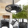 815Z5kNTJDL._AC_SL1500_.jpg windphoto 20 Outdoor Ceiling Fans with Light,Gazebo Fan with Hanging Hook | IP65 Waterproof,Outdoor Fan, App Control, 3CCT, Dimmable,6 Speeds, Caged, Plug in, for Patio, Porch, Pergola,Canopy, Gray