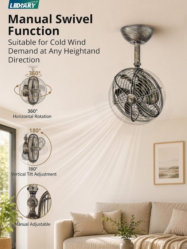 819nY6CqnL._AC_SL1500_.jpg windphoto 10 Inch Small Wall Mount Fan with Remote Plug in Cord, Black Bronze | 6 Speed, Timing, Reversible, Adjustable Tilt, Indoor, Tabletop, Ceiling fan, Corner Fans, for Bedroom Gym Office Garage