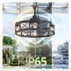 81ChSgHMO3L._AC_SL1500_.jpg windphoto 22" Outdoor Ceiling Fan with Lights for Patio,Waterproof Gazebo Fan | Plug in Outdoor Fan with Remote Control,4Timer, 6-Speed Reversible Motor, Hanging Caged Ceiling Fan for Porch, Pergola,Canopy