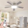 81FRhDb7SPL._AC_SL1500_.jpg windphoto 42 Inch Flush Mount Ceiling Fans with Lights, Remote & APP Control | Bright Light, 3CCT, Dimmable, Memory Function, Timer, Reversible Blade, Quiet DC Motor, Damp-Rated, Bedroom, Covered Patio