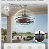81K6jQ3fpLL._AC_SL1500_.jpg windphoto 20" Outdoor Ceiling Fans with Light, IP65 Waterproof Gazebo Fan | Outdoor Fan with Hanging Hook, Remote & App Control, 3CCT Dimmable,Timer, Caged Plug in Ceiling Fan for Patio, Porch, Pergola