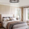 81MY-4cKYJL._AC_SL1500_.jpg windphoto 20 Inch Caged Flush Mount Ceiling Fans with Lights, Black Gold | Low Profile, Farmhouse, Bladeless Enclosed Fandelier, Small, 6 Speed, Quiet Reversible DC, Bedroom, Kitchen, Living Room,