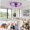 81ONozb3bL._AC_SL1500_.jpg windphoto Ceiling Fan with Light,20inch Low Profile Fandelier with Remote RGB | RGB,6 Speeds, Reversible DC Motor, Dimmable Flush Mount Fan Light, Modern fans for Bedroom
