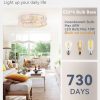 81OZUKlTBML._AC_SL1500_.jpg windphoto 23 Inch Caged Flush Mount Ceiling Fans with Lights, White Gold | Low Profile, Farmhouse, Bladeless Enclosed Fandelier, Small, 6 Speed, Quiet Powerful DC, Bedroom, Kitchen, Living Room,
