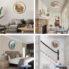 81Q7vymf1EL._AC_SL1500_.jpg Dimmable Moon Wall Light 23.6 inch Wall Lights with Remote Control Plug-in Modern LED Wall Light, 30W Black Wall Lamp Indoor Wall Mounted Ceiling Light Fixture for Living Room Hallway Stairs Shops