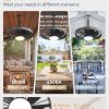 81S454E89ML._AC_SL1500_.jpg windphoto 20 Outdoor Ceiling Fans with Light,Gazebo Fan with Hanging Hook | IP65 Waterproof,Outdoor Fan, App Control, 3CCT, Dimmable,6 Speeds, Caged, Plug in, for Patio, Porch, Pergola,Canopy, Gray