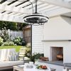 windphoto 20" Outdoor Ceiling Fans with Light, IP65 Waterproof Gazebo Fan