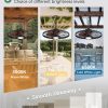 windphoto 24" Outdoor IP65 Waterproof Plug in Ceiling Fan with Lights | 6 Speeds,3CCT,Quiet,Timer,Remote Control,Smart App,DC motor,Reversible,Caged Design,ABS Material,Gazebo,Patio,Porch,Pergola