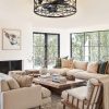 81V6fy8GFsL._AC_SL1500_.jpg windphoto Caged Ceiling Fan with Light, Flush Mount Fandalier with Remote | Low Profile, Farmhouse Small, Bladeless Industrial, Quiet DC Motor, App Control for Bedroom, Kitchen, Dining Room, Black