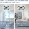 81WewcIJ9PL._AC_SL1500_.jpg windphoto 24" Ceiling Fans with Lights and Remote, Fandelier Black | 3CCT, 6 Speeds, Dimmable Low Profile, Flush Mount Ceiling Fan, Timer, Reversible, Memory, Bedroom, Living Room, Kitchen