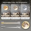 81XQltsjUcL._AC_SL1500_.jpg Dimmable Moon Wall Light 12 inch Wall Lights with Remote Control Plug-in Modern LED Light, 15W Black Wall Lamp Indoor Wall Mounted Ceiling Light Fixture for Bedroom Living Room Corridor