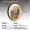 81cqhKG9tgL._AC_SL1500_.jpg Dimmable Moon Wall Light 31.5 inch Wall Lights with Remote Control Plug-in Modern LED Wall Light, 40W Black Wall Lamp Indoor Wallmounted Ceiling Light Fixture for Hallway Bars Cafes KTV