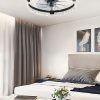81czr6InisL._AC_SL1500_.jpg windphoto 20 Inch Low Profile Ceiling Fans with Lights and Remote, Fandelier Ceiling Fan Flush Mount, 3000K-6000K Dimmable LED Fan Light, Black Modern Ceiling Fans with Lights for Bedroom | Flush Mount, Fandelier, 3000K-6000K, Dimmable LED, for Bedroom