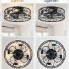 81fcqKAEAL._AC_SL1500_.jpg windphoto Caged Ceiling Fan with Light, Flush Mount Fandalier with Remote | Low Profile, Farmhouse Small, Bladeless Industrial, Quiet DC Motor, App Control for Bedroom, Kitchen, Dining Room, Black