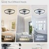 81gCJDrL3CL._AC_SL1500_.jpg windphoto 20 Inch Low Profile Ceiling Fans with Lights and Remote, Fandelier Ceiling Fan Flush Mount, 3000K-6000K Dimmable LED Fan Light, Black Modern Ceiling Fans with Lights for Bedroom | Flush Mount, Fandelier, 3000K-6000K, Dimmable LED, for Bedroom