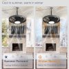 81gHVGHXkXL._AC_SL1500_.jpg windphoto 20 Outdoor Ceiling Fans with Light,Gazebo Fan with Hanging Hook | IP65 Waterproof,Outdoor Fan, App Control, 3CCT, Dimmable,6 Speeds, Caged, Plug in, for Patio, Porch, Pergola,Canopy, Gray