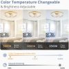 81iajpAKB0L._AC_SL1500_.jpg windphoto 22" Ceiling Fans with Lights and Remote, Fandelier Gold | 3CCT, 6 Speeds, Dimmable Low Profile, Flush Mount Ceiling Fan, Timer, Reversible, Memory, Bedroom, Living Room, Kitchen