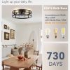 81j-UNTWpVL._AC_SL1500_.jpg windphoto 20" Black Caged Low Profile Ceiling Fan with Light and Remote | Flush Mount, Bladeless Enclosed Fandelier, 6 Speed, Quiet Powerful DC, Rustic,Farmhouse, Small, Bedroom, Kitchen, Indoor