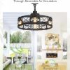 81jiQvEU9rL._AC_SL1500_.jpg windphoto 22" Outdoor Ceiling Fan with Lights for Patio,Waterproof Gazebo Fan | Plug in Outdoor Fan with Remote Control,4Timer, 6-Speed Reversible Motor, Hanging Caged Ceiling Fan for Porch, Pergola,Canopy