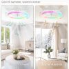 81jsphfMG8L._AC_SL1500_.jpg windphoto 23" Ceiling Fans with Lights and Remote for Bedroom, White | RGB Low Profile Fan Light, 3000K-6000K Stepless Dimmable, 6 Speed, Reversible DC Motor, APP & Remote Control, Low Noice