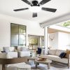 81lLRqDrFzL._AC_SL1500_.jpg windphoto 42 Inch Flush Mount Ceiling Fans with Lights, Remote & APP Control | Bright Light, 3CCT, Dimmable, Memory Function, Timer, Reversible Blade, Quiet DC Motor, Damp-Rated, Bedroom, Covered Patio