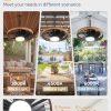 81lUiicH1SL._AC_SL1500_.jpg windphoto 20 Outdoor Ceiling Fans with Light,Gazebo Fan with Hanging Hook | IP65 Waterproof,Outdoor Fan, App Control, 3CCT, Dimmable,6 Speeds, Caged, Plug in, for Patio, Porch, Pergola,Canopy, Brown