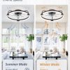 81lZbNXiONL._AC_SL1500_.jpg windphoto 20" Ceiling Fans with Lights and Remote, Low Profile Led Fan Light | Flush Mount, Stepless Dimmable Fandelier, 6 Speeds, 3 CCT, Quiet Reversible DC Motor, 2H Timer, Bedroom, Living Room, Brown