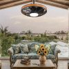 81lb8wPKykL._AC_SL1500_.jpg windphoto 20 Outdoor Ceiling Fans with Light,Gazebo Fan with Hanging Hook | IP65 Waterproof,Outdoor Fan, App Control, 3CCT, Dimmable,6 Speeds, Caged, Plug in, for Patio, Porch, Pergola,Canopy, Brown