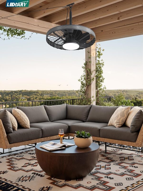 81pE03LGasL._AC_SL1500_.jpg windphoto 20 Outdoor Ceiling Fans with Light,Gazebo Fan with Hanging Hook | IP65 Waterproof,Outdoor Fan, App Control, 3CCT, Dimmable,6 Speeds, Caged, Plug in, for Patio, Porch, Pergola,Canopy, Gray