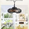 81uZS7nVwtL._AC_SL1500_.jpg windphoto 20" Brown IP65 Waterproof Outdoor Ceiling Fan with Light for Patios | APP&Remote Control,6-Speeds,3CCT Dimmable,Reverse DC Motor, Suitable for 10' x 12' Area,for Gazebo,Porch