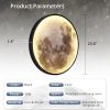 81vXW9XqmiL._AC_SL1500_.jpg Dimmable Moon Wall Light 23.6 inch Wall Lights with Remote Control Plug-in Modern LED Wall Light, 30W Black Wall Lamp Indoor Wall Mounted Ceiling Light Fixture for Living Room Hallway Stairs Shops