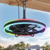 81y0uhghl1L._AC_SL1500_.jpg windphoto 24 Outdoor RGB Ceiling Fans with Light, IP65 Waterproof Gazebo Fan | Outdoor Fan with Hanging Hook, App Control, 3CCT Dimming & RGB Color, Caged Plug in Ceiling Fan for Patio, Porch, Pergola