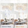 81zinc8WkLL._AC_SL1500_.jpg windphoto 23" Caged Farmhouse Ceiling Fan with Light, Flush Mount, White Gold | Remote&APP Control, Large Low Profile, Rustic Fandaliers, Industrial Bladeless Enclosed, Powerful Motor for Bedroom, Kitchen