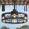 91EitGY2QL._AC_SL1500_.jpg windphoto 22" Outdoor Ceiling Fan with Lights for Patio,Waterproof Gazebo Fan | Plug in Outdoor Fan with Remote Control,4Timer, 6-Speed Reversible Motor, Hanging Caged Ceiling Fan for Porch, Pergola,Canopy