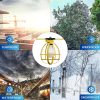 windphoto Construction String Lights 10 Bulbs Incl, 100W 10500LM 100Ft Construction Lights with 10 Medium Base Sockets, Linkable Temporary Lighting, Weatherproof Commercial-Grade Work Lights - UL Listed